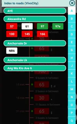 SingBUS android App screenshot 3